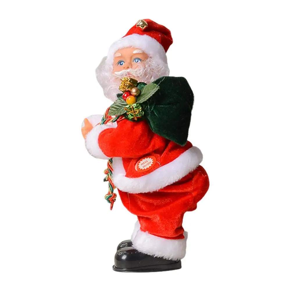 Joyful Dancing Santa Claus: Grooving Holiday Figurine with Twerking Motion and Festive Tunes for Merry Christmas Decor