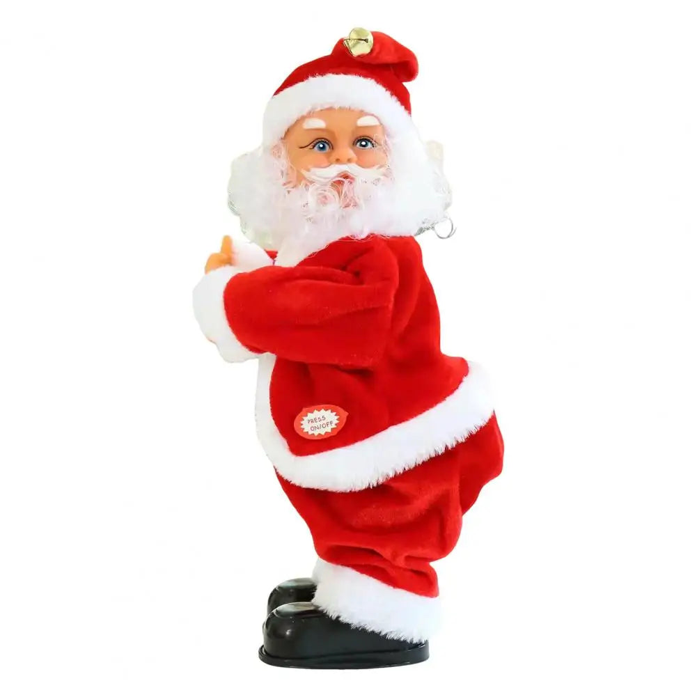 Joyful Dancing Santa Claus: Grooving Holiday Figurine with Twerking Motion and Festive Tunes for Merry Christmas Decor