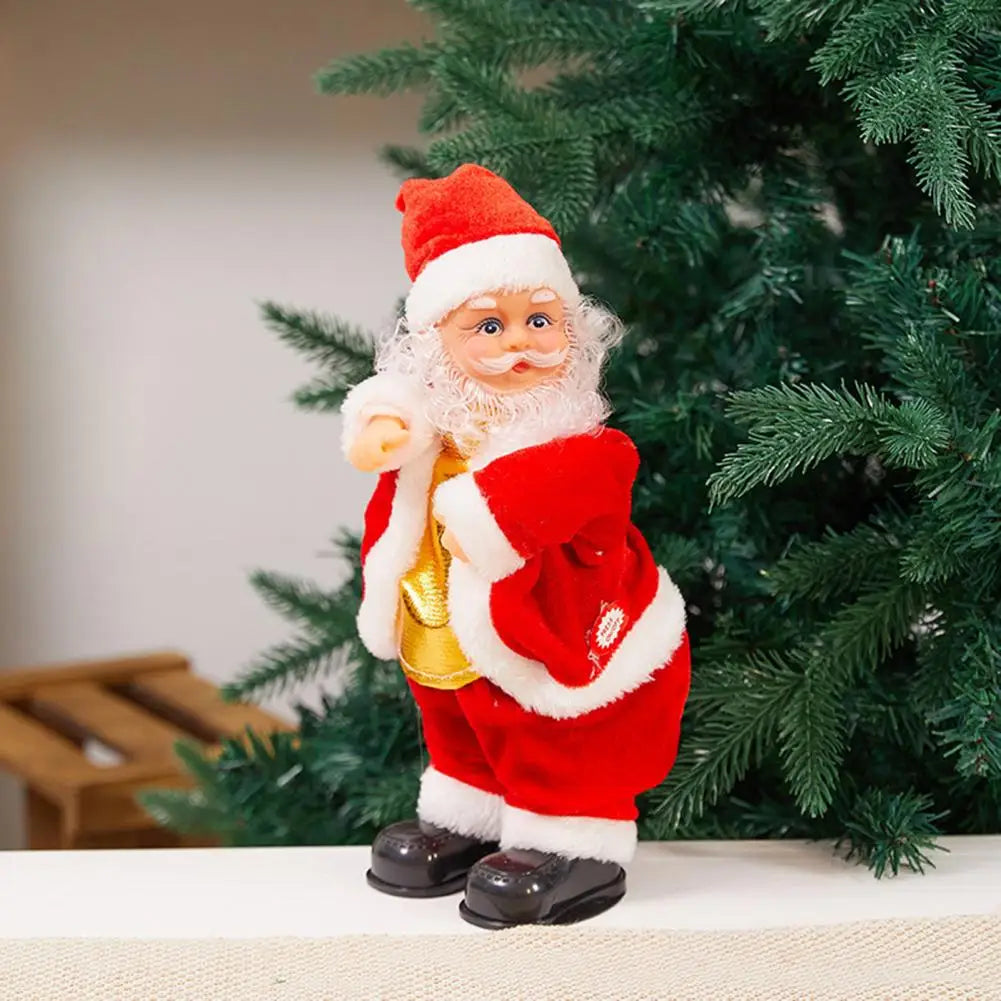 Joyful Dancing Santa Claus: Grooving Holiday Figurine with Twerking Motion and Festive Tunes for Merry Christmas Decor