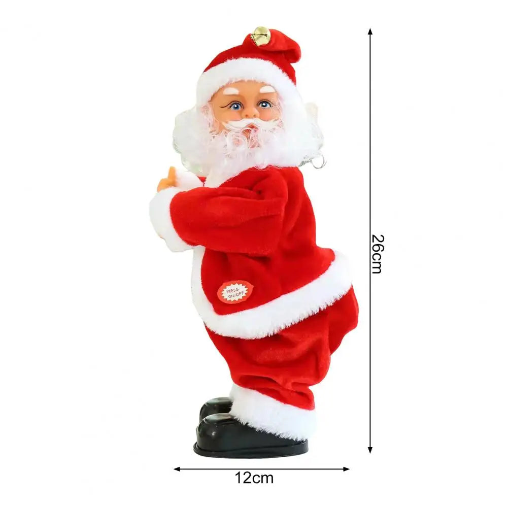 Joyful Dancing Santa Claus: Grooving Holiday Figurine with Twerking Motion and Festive Tunes for Merry Christmas Decor