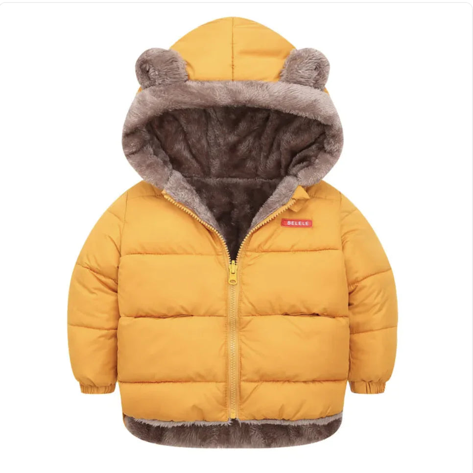 Baby Boys and Girls 2 side Jacket Cotton-Padded Winter Jacket