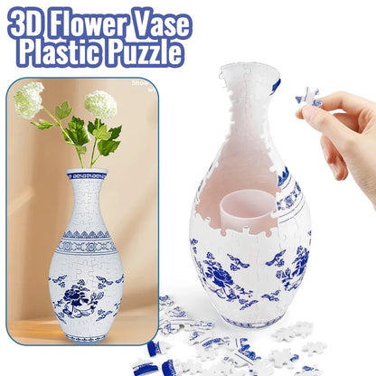 Jigsaw Vase Flower Planter Puzzle