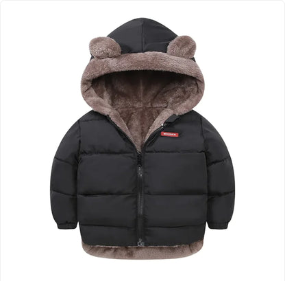 Baby Boys and Girls 2 side Jacket Cotton-Padded Winter Jacket