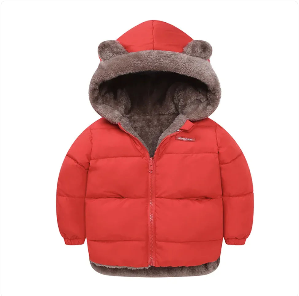 Baby Boys and Girls 2 side Jacket Cotton-Padded Winter Jacket