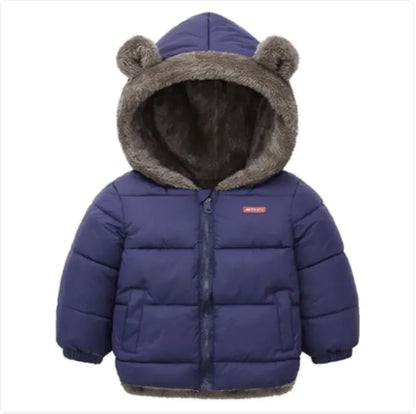 Baby Boys and Girls 2 side Jacket Cotton-Padded Winter Jacket